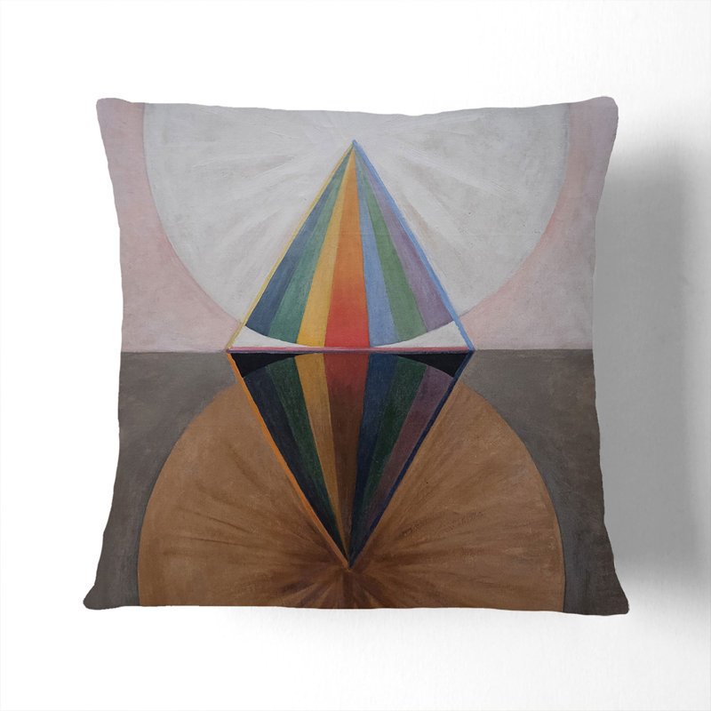 The Swan No.12 Geometric Scatter Cushion with Filling, 40cm H x 40cm W x 15cm D