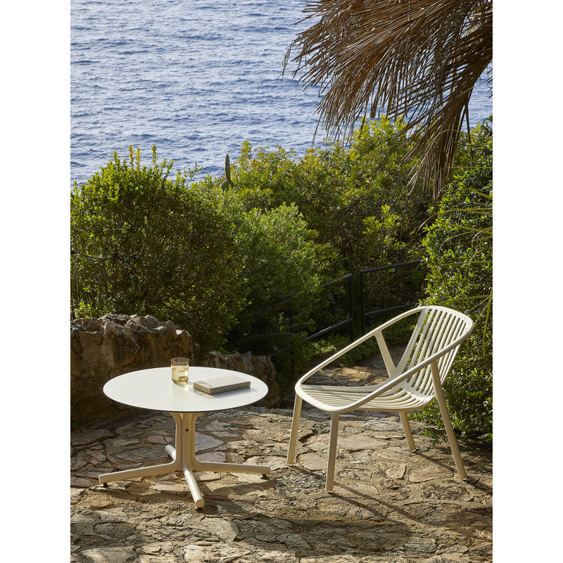 Bini Outdoor Dining Armchair, Ivory