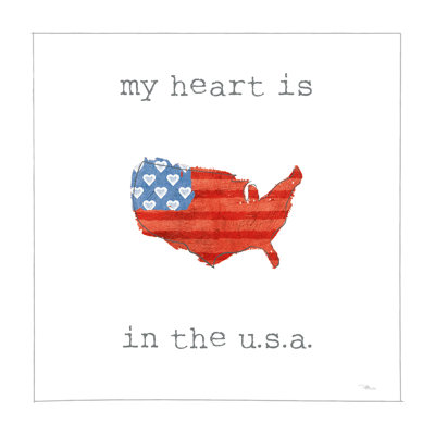 USA Cuties II On White by Pela Studio - Wrapped Canvas Print