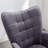Battistina Velvet Armchair with Ottoman-409367499