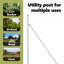 200cm H x 3.2cm W Steel Fencing Kits