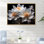 Fleurs de corail sous l'eau III sur toile