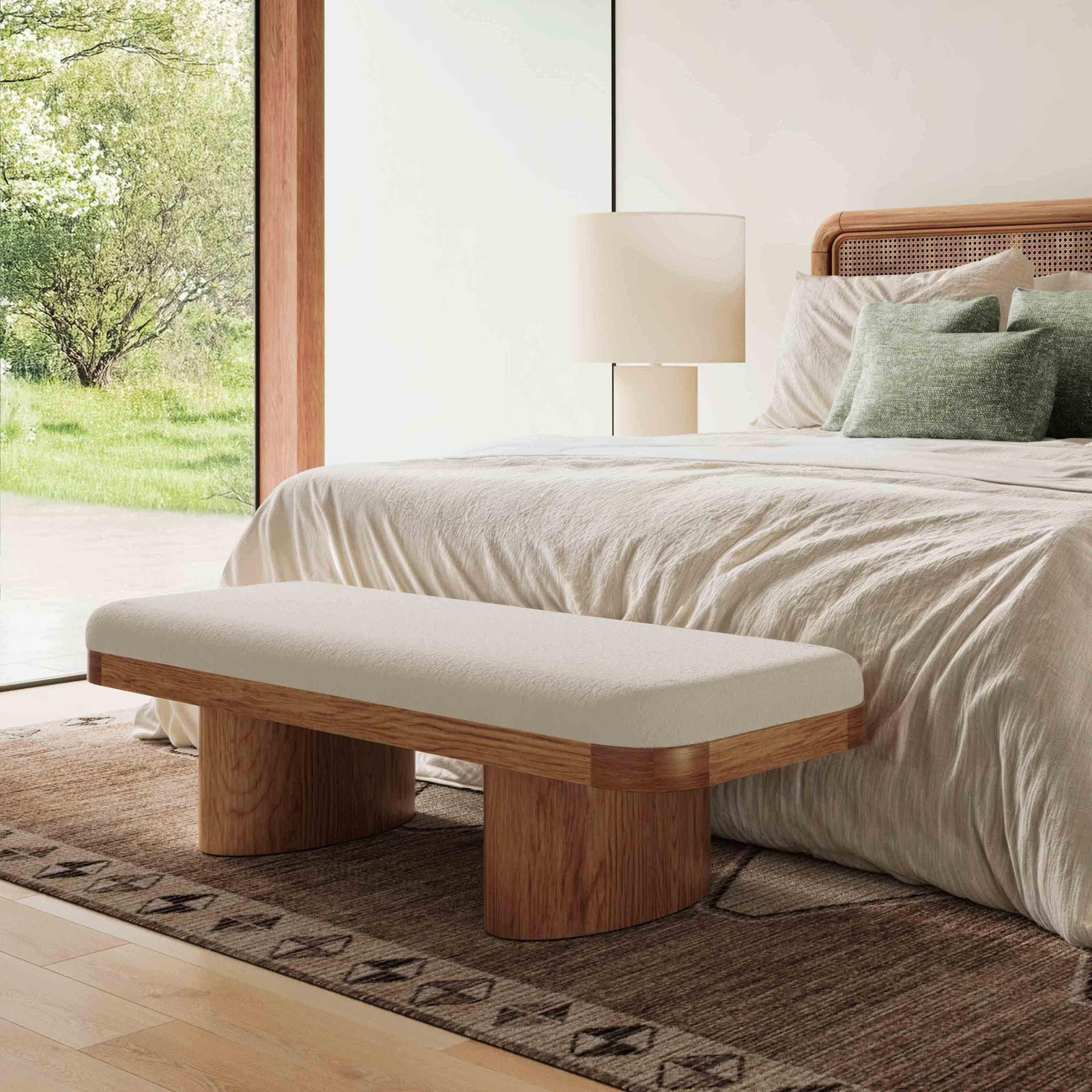 Hilarie Entryway Bench, 16" H x 56.5" W x 22" D
