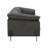 Black Top Grain Leather Sofa