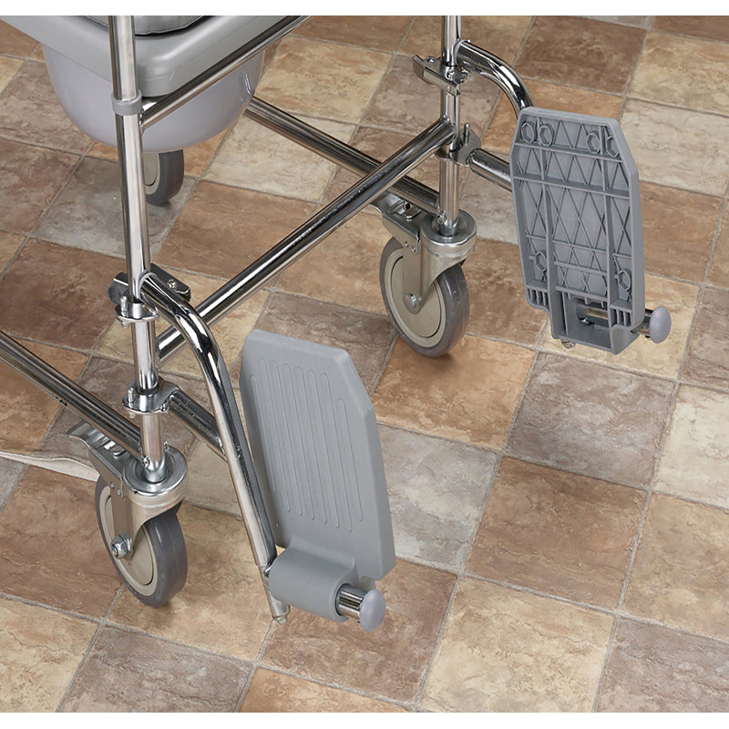 Height Adjustable Wheeled Commode