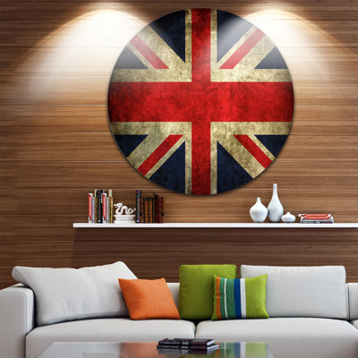 « rétro, drapeau uk », impression