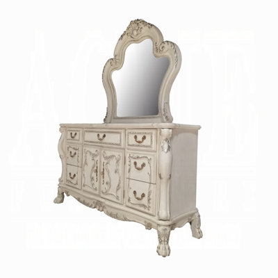 Commode ACME Dresden, finition blanc os