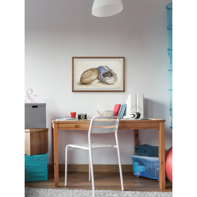 Finn Lindqvist Football Gear by Reesa Qualia - Single Picture Frame Painting