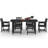 Reata 66.9" L 6-Person Rectangular Weather-Resistant Outdoor Dining Set-307943384