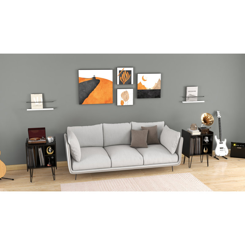 2 - Shelf Audio Rack with Cable Management