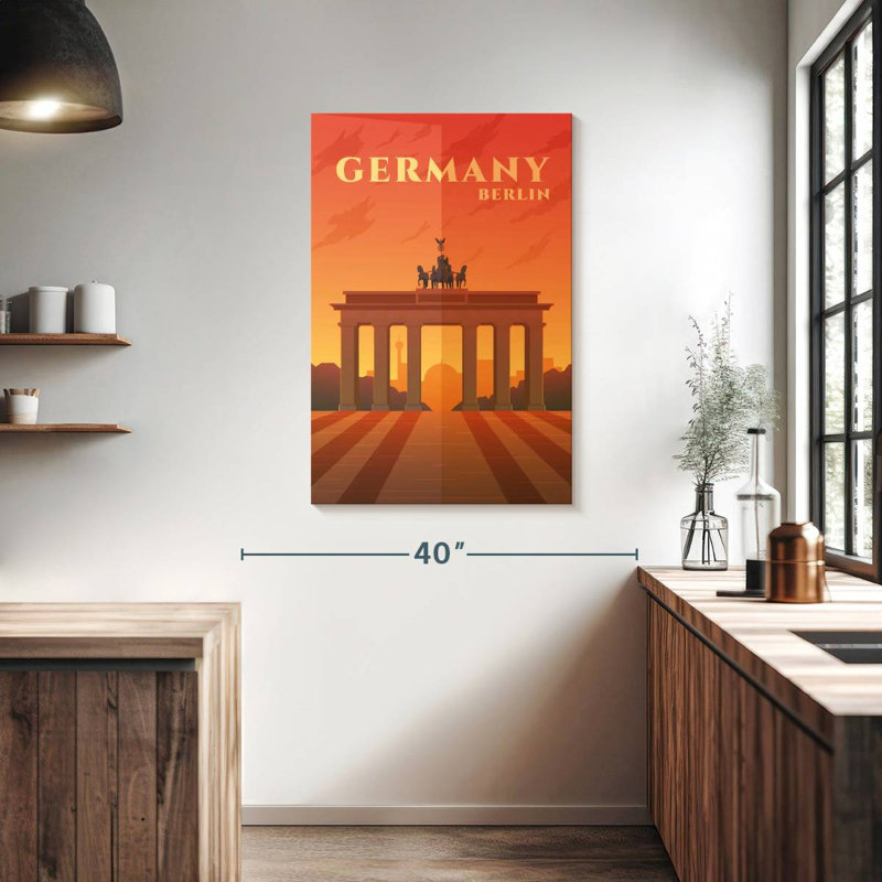 Sireci German Brandenburg Gate, 39" H x 26" W