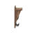 Nariaki Wall Mounted Solid Pine Wood Storage Rack with Upper Shelf and 5 Hanging Hooks-1625101530
