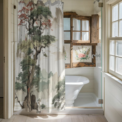 Old Habitat - Rideau de douche Premium