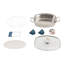 304 Stainless Steel Steamer Pot, 1.32-Gallon Oval Steaming Cookware-132013630