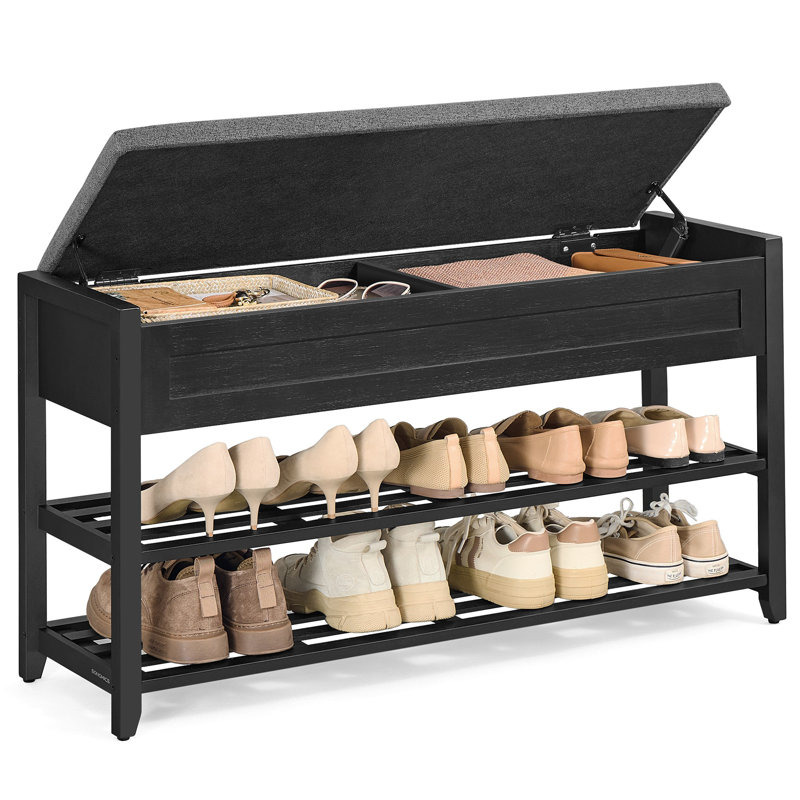 Shoe Rack, Gray/Black