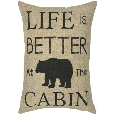  Cabin Linen Lumbar Pillow