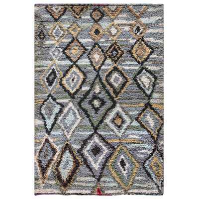 Wool Geometric Indoor Rug