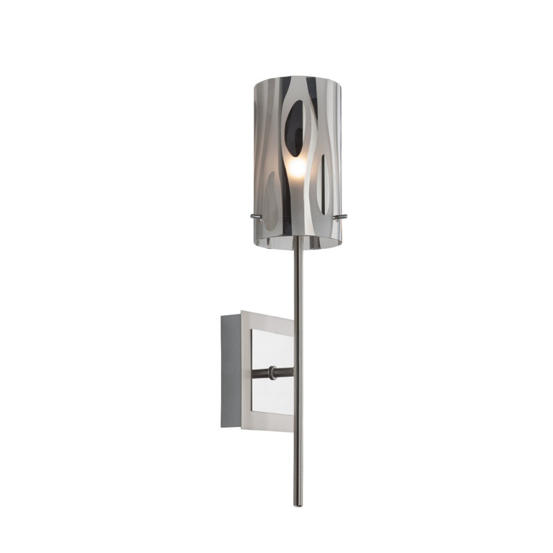 Chroman Empire 1-Light Wall Sconce - Chrome, Chrome