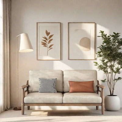 Canapé moderne simple en bois massif