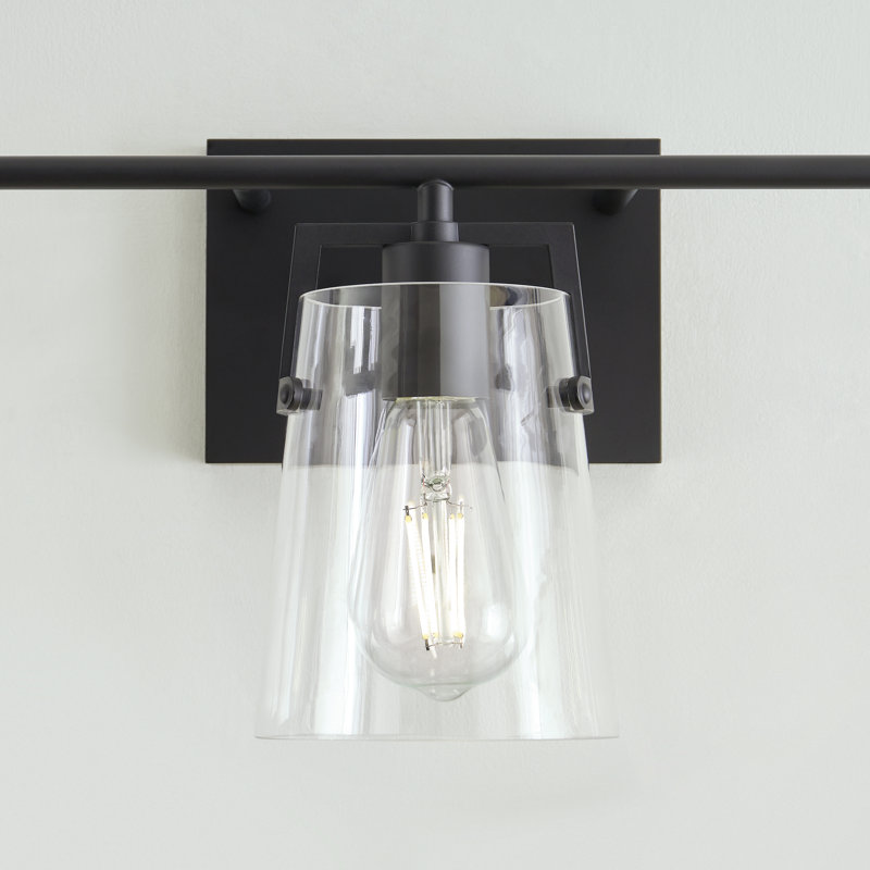 Crofton Vanity Light, Midnight Black, 3