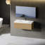 Meuble-lavabo flottant 36 po avec lavabo 36 po, meuble de rangement mural moderne à rayures avec tiroir à fermeture en douceur-1383700507