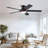 52" 5-blade Ceiling Fan with LED Light Kit and Remote Control-1975528729-1972329154