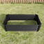 Grands pots de fleurs durables, en métal 4 x 2 x 1 pi, jardin industriel moderne