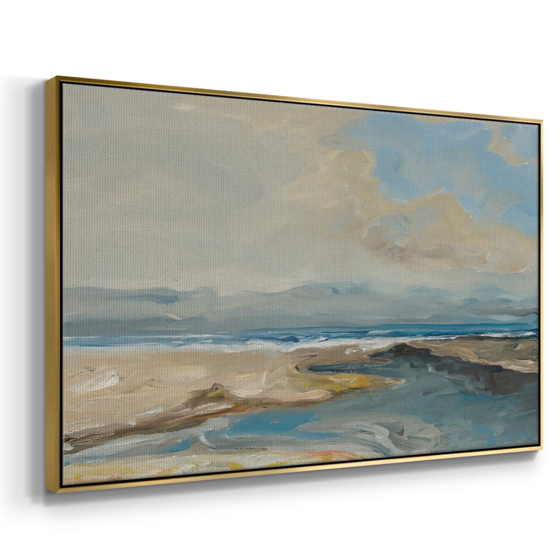 Lincoln Beach, Blanc, H 27 po x l 41 po x P 2 po, Or