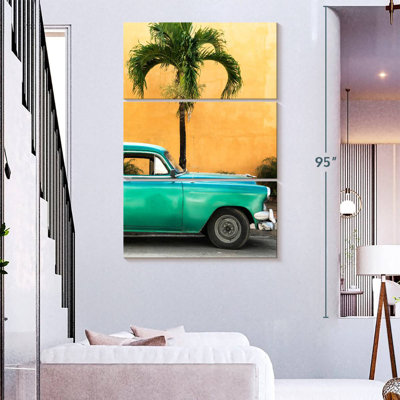Mehar Cuba Fuerte - belle voiture verte rétro