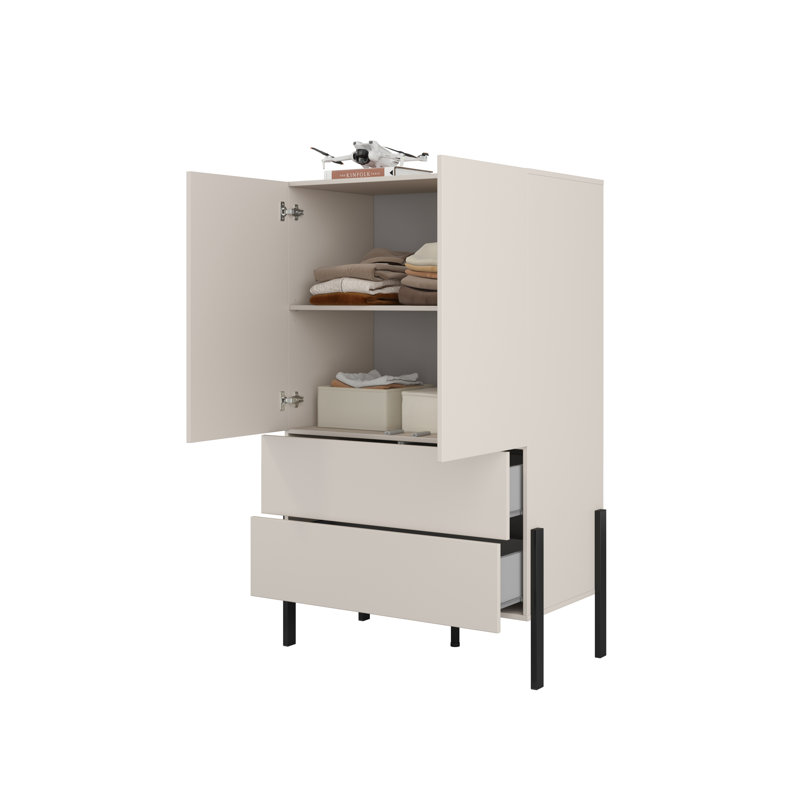 2 Door Laminate Wardrobe