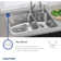 Dayton 21.25" L x 17" W Drop-In Kitchen Sink