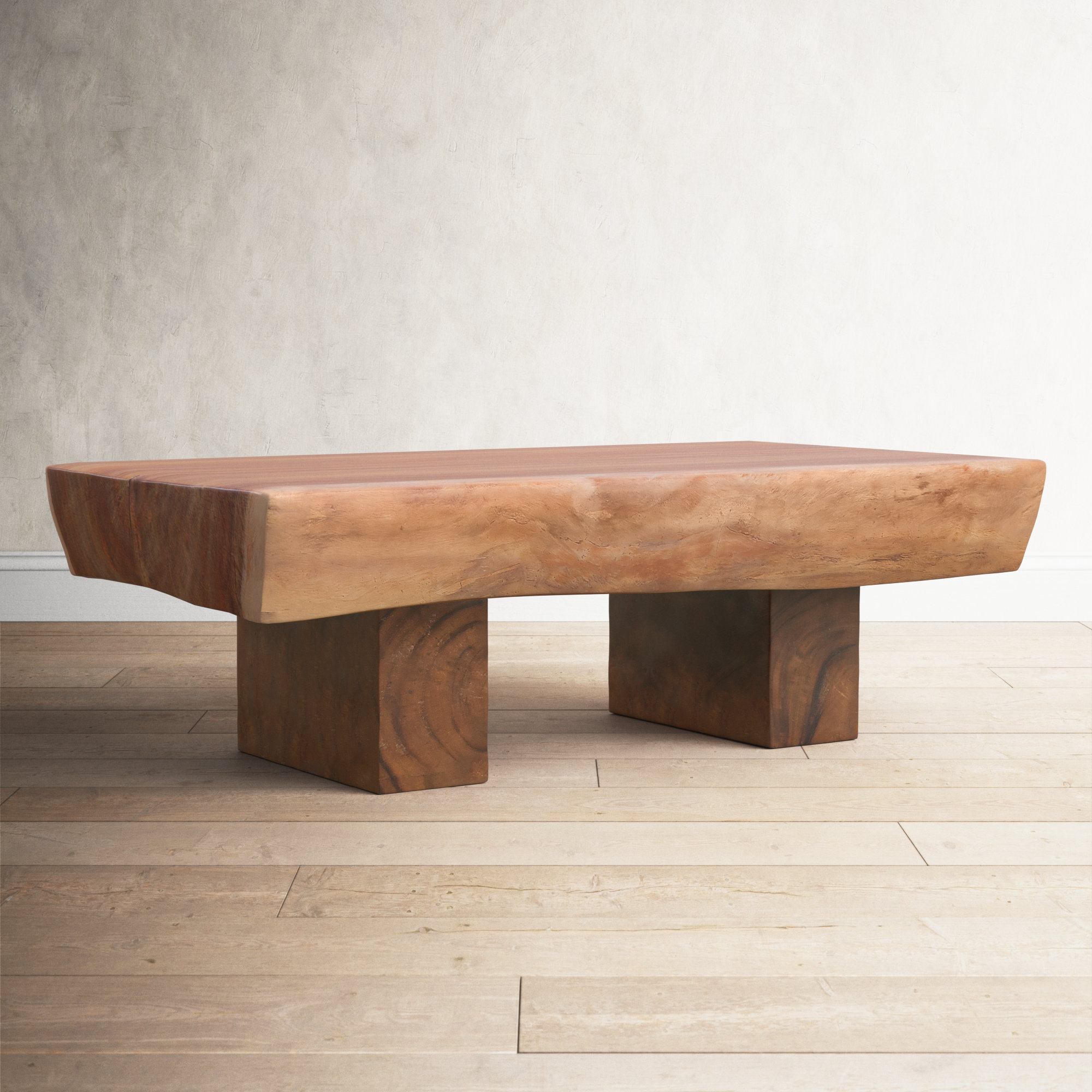 Contemporary table - SOLID WOOD BLOCK - Rotsen Furniture - wooden / square  / in reclaimed material