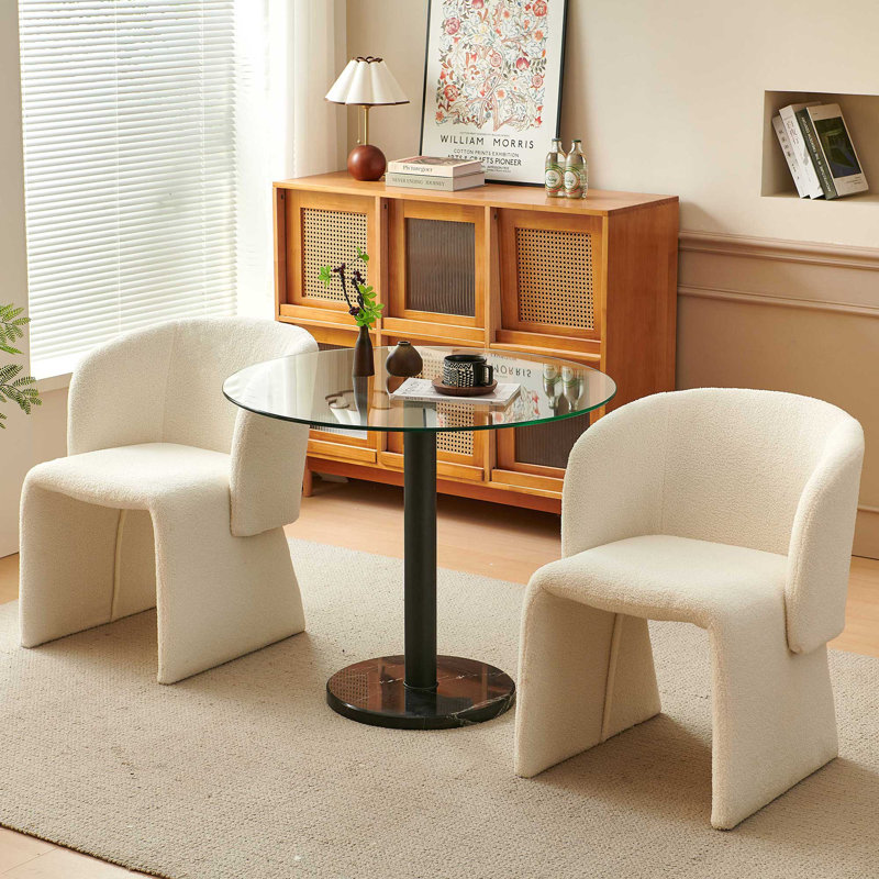 Barclay Two-Seater Dining Table Set, Ivory
