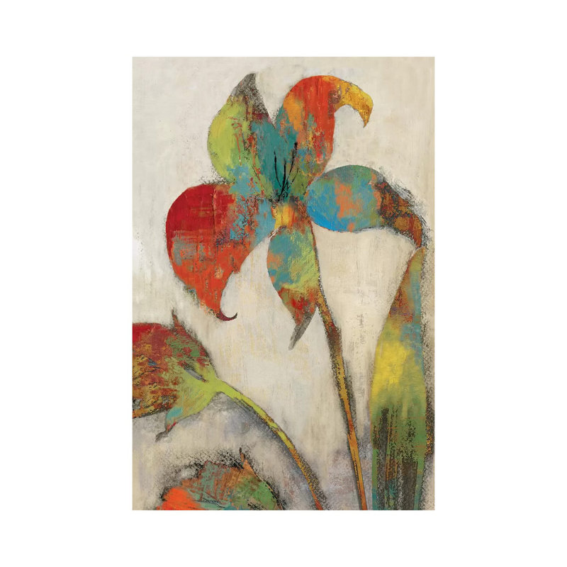 Tigerlilies II 1 Piece Wrapped Canvas Painting