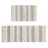 Woven Texture Stripe Bath Rug Grey 22X58"-1701997807-1701997805