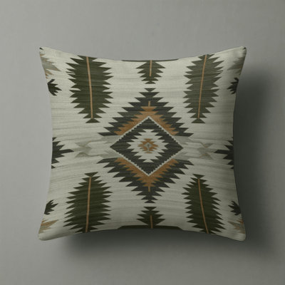 Desert Fern Southwestern Plants Indoor and Outdoor Throw Pillow