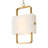 CDJ Chandelier Melbourne antique brass finish alabaster