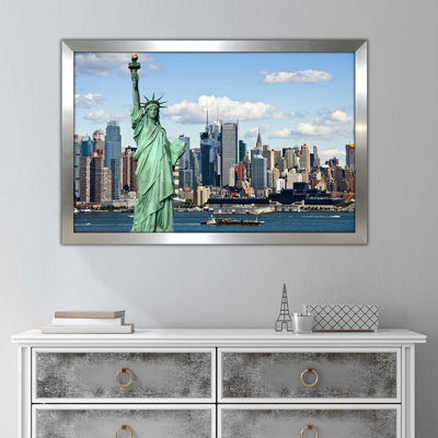«Lady Liberty NYC», reproduction de photo encadrée
