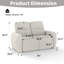 Canapé inclinable 59 po