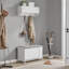 Banc de rangement rembourré pour chaussures