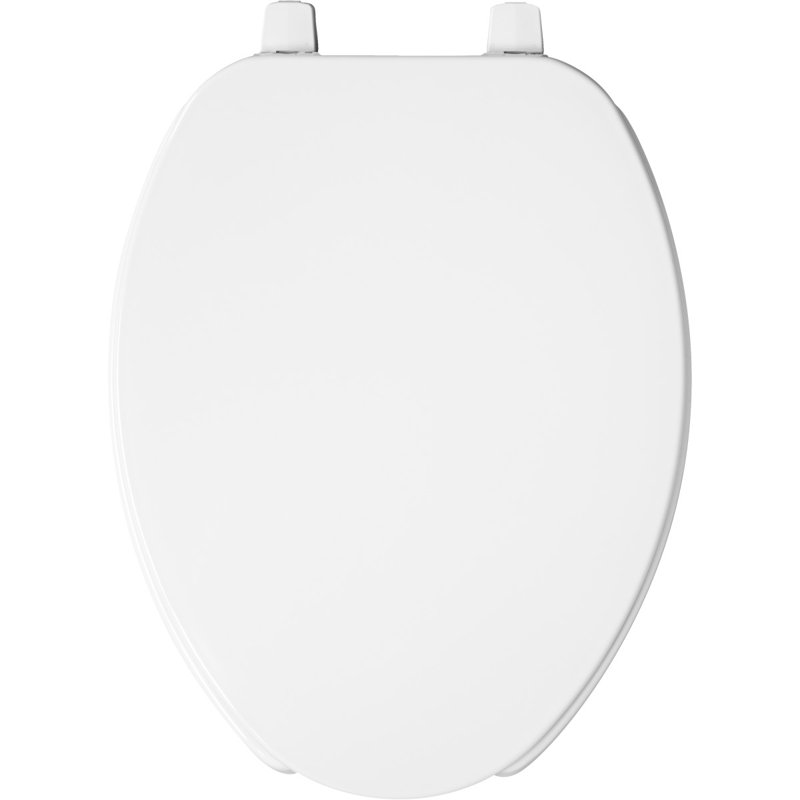 Siège de toilette allongé en plastique