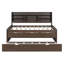 Wooden Captain Bed With Built-In Bookshelves-1303040227