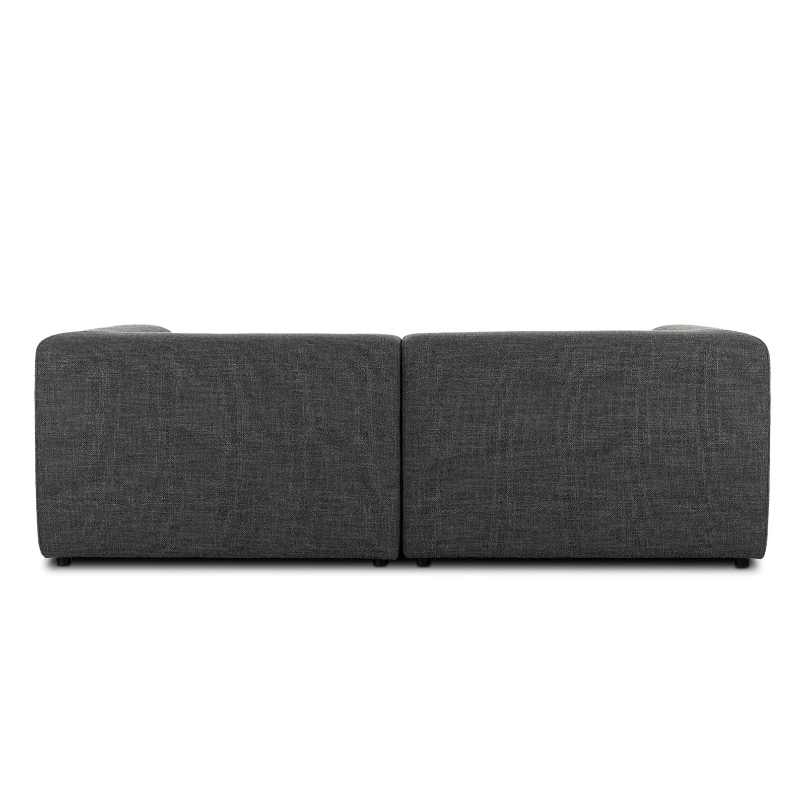 Sloan 2PC Sectional, Right Hand Facing, Saxon Charcoal Polyester Blend
