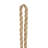 Lurae Wood Handmade Anchor Brown Wall Decor with Rope and Shell Accents
