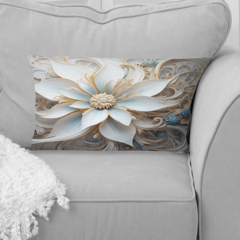 Coussin Electrifiant Vibrant Fact Flowers I - Abstract Botanicals