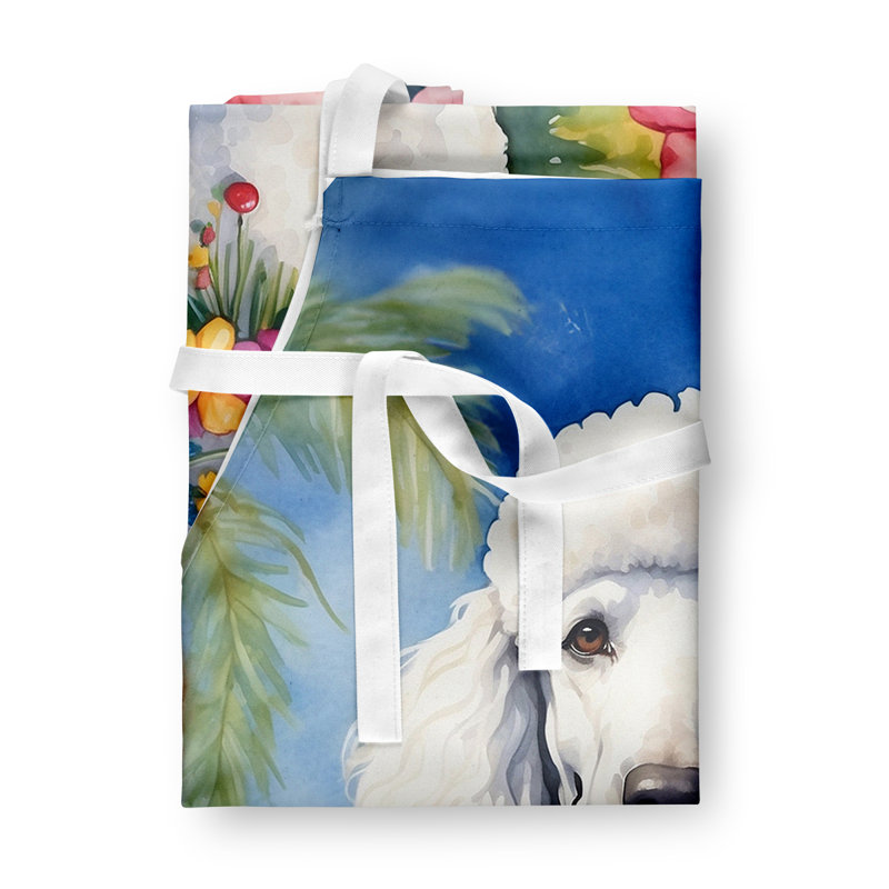Tablier blanc caniche Luau