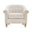 Fauteuil d'appoint capitonné pour le salon