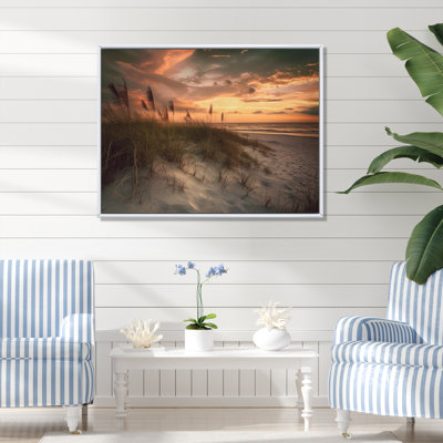 Sandy Sunset I, reproduction d'art sur toile