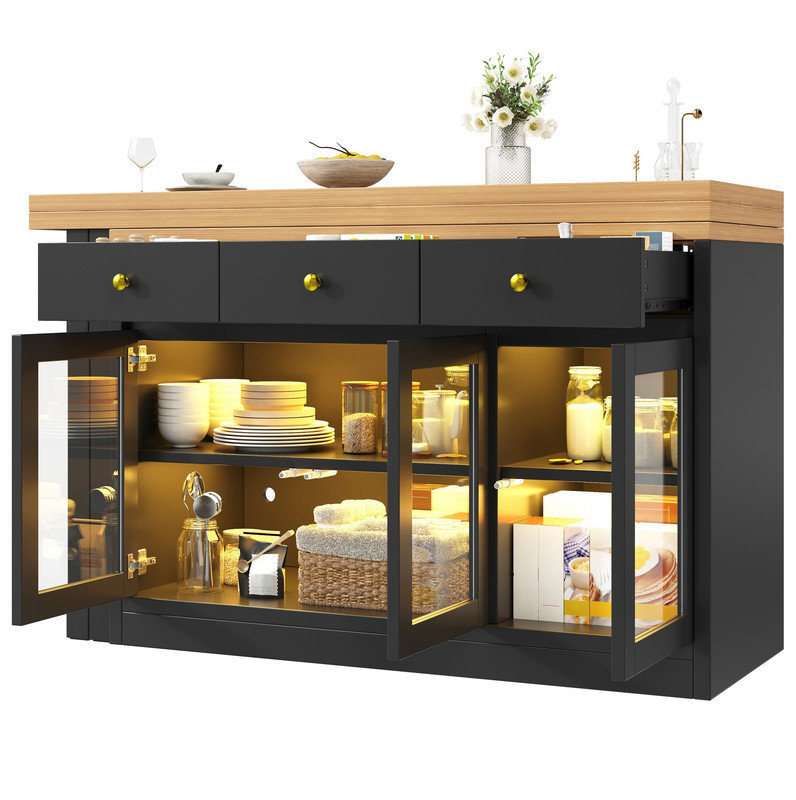 Kitchen Island, Black