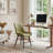 Modern Dining Chairs Faux Leather Upholstered Kitchen Chairs Side Chair With Metal Legs-117655432